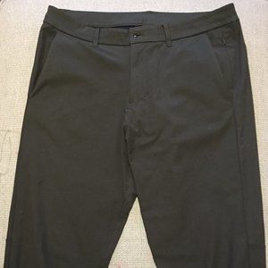 Lululemon men's 33W/32L commission warpstream pants (olive green)